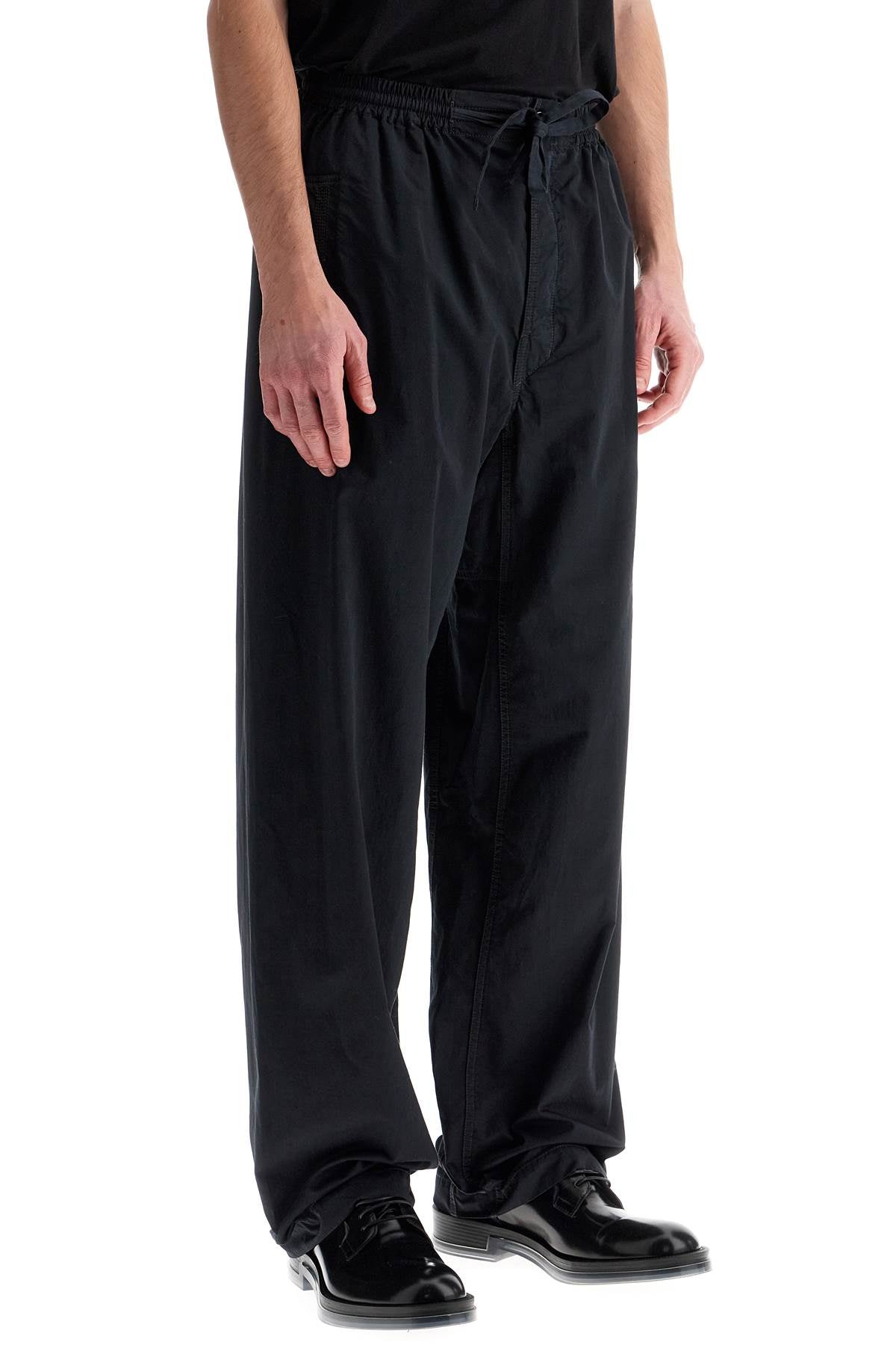 Lemaire loose fit cotton trousers for a