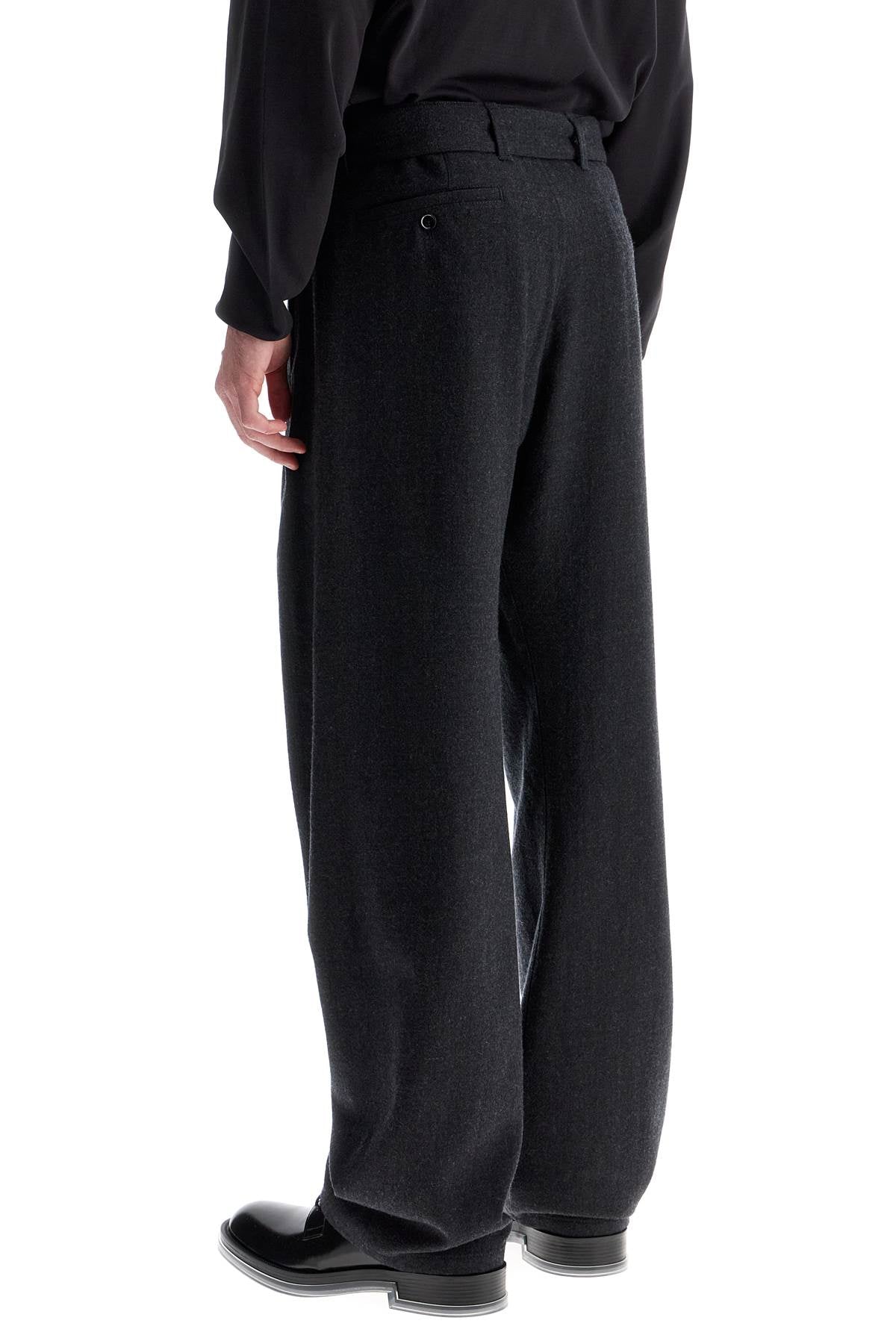 Lemaire twisted pants with belt.