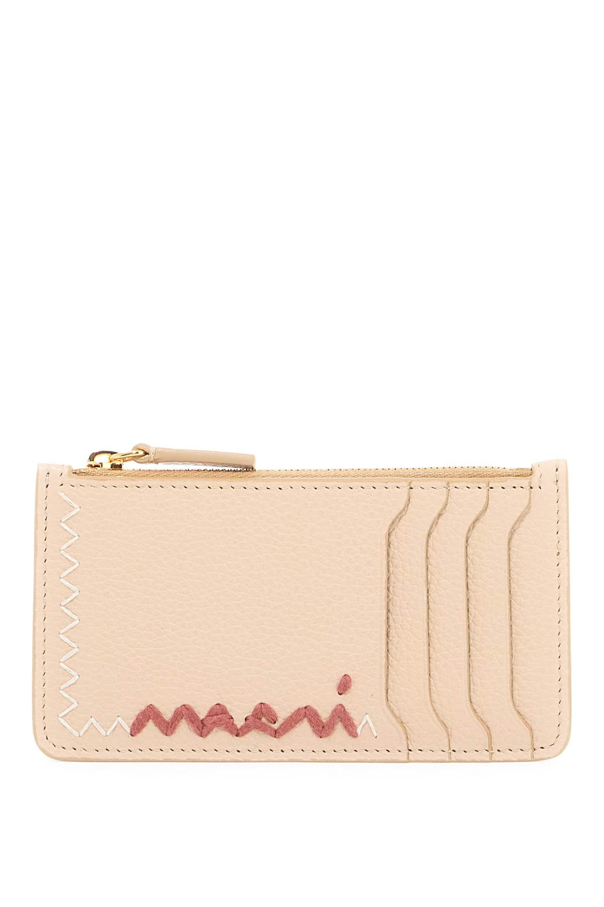 Marni embroidered card holder