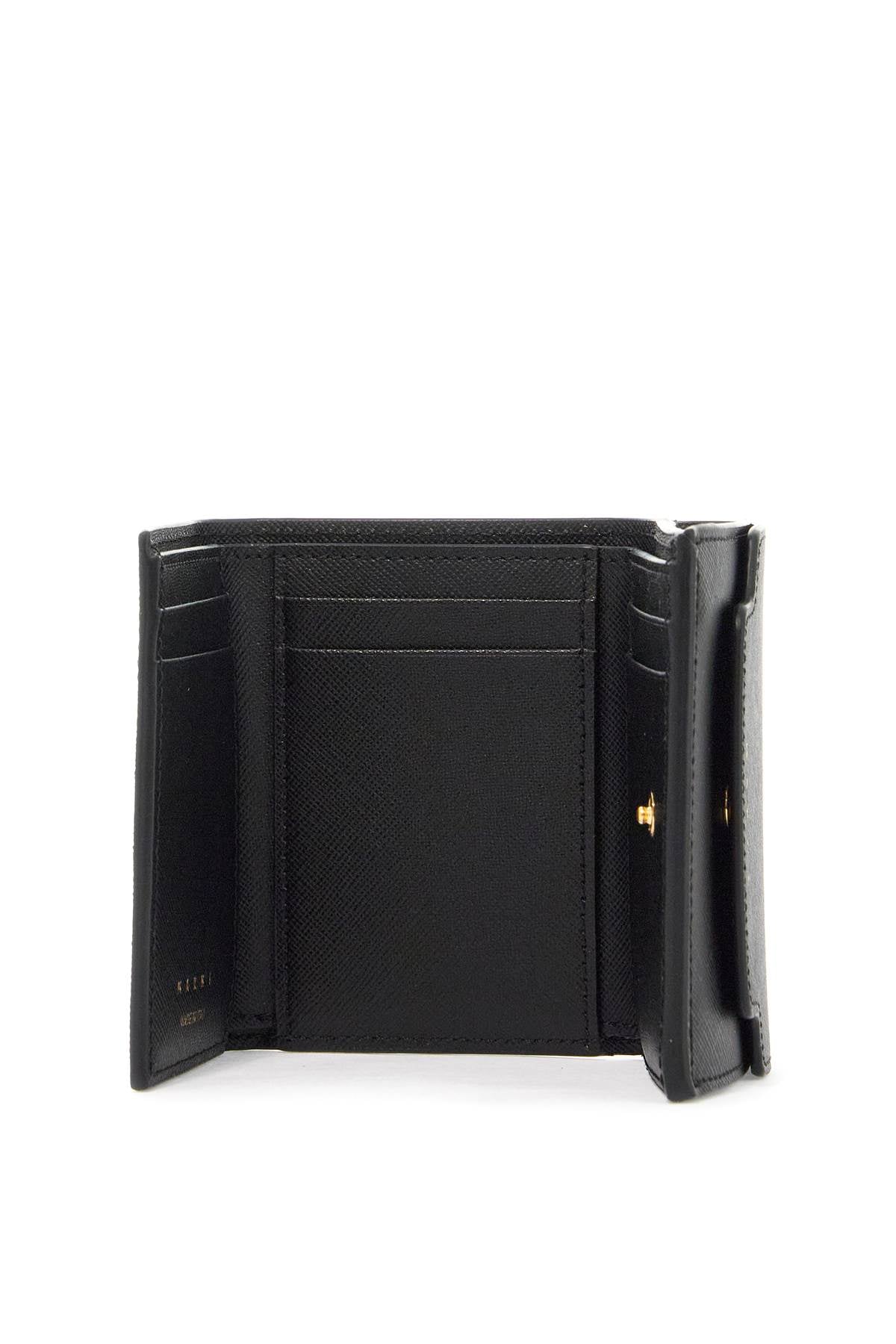 Marni saffiano leather tri-fold wallet