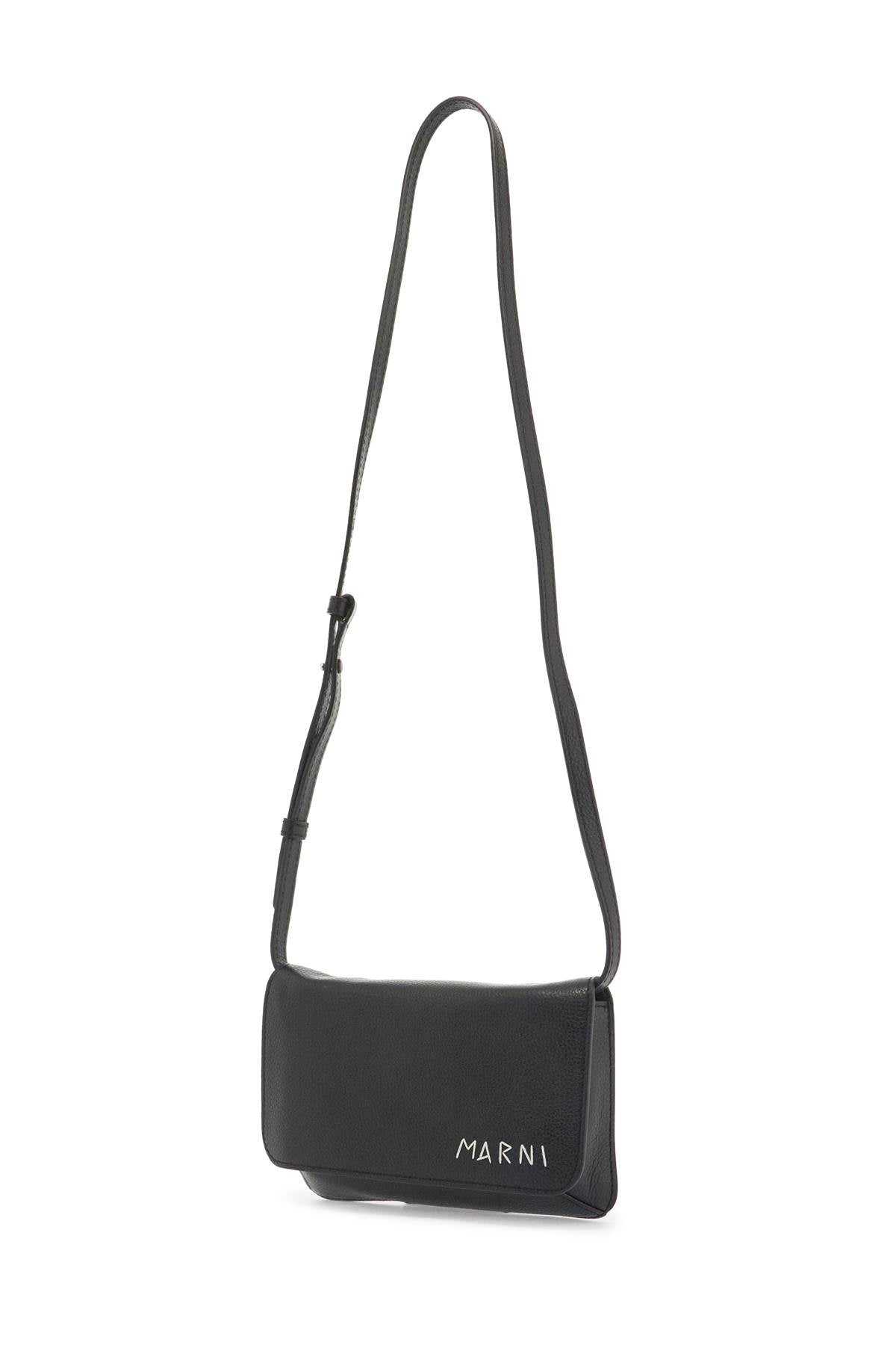 Marni flap trunk shoulder bag with