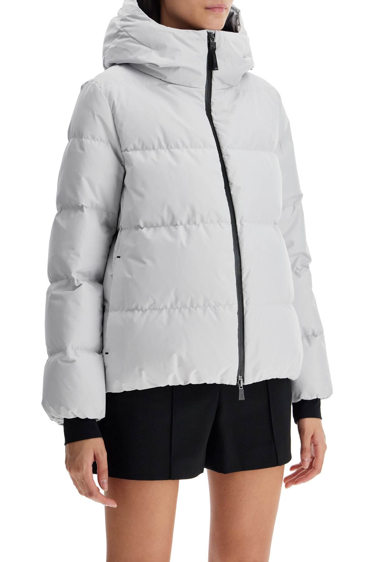 Herno Laminar short down jacket with hood