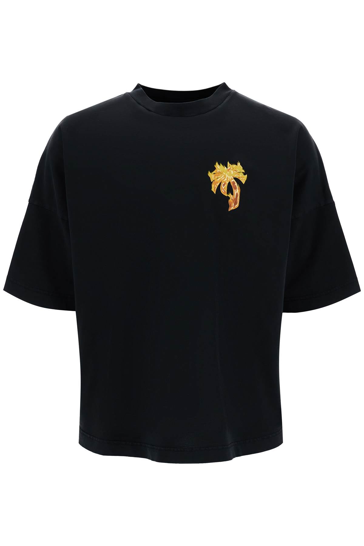 Palm Angels 'burning palm oversized t