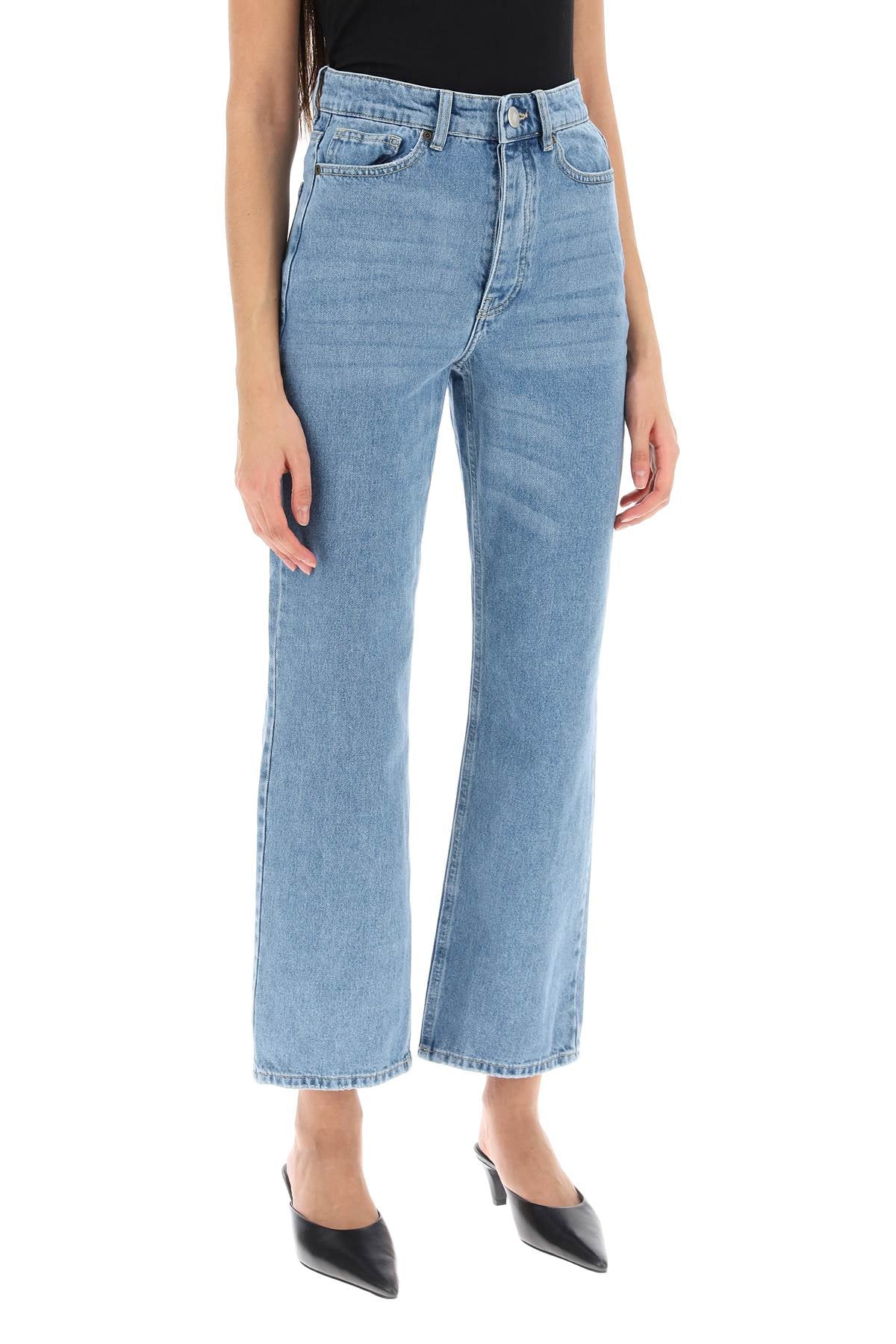 By Malene Birger milium cropped jeans in organic denim