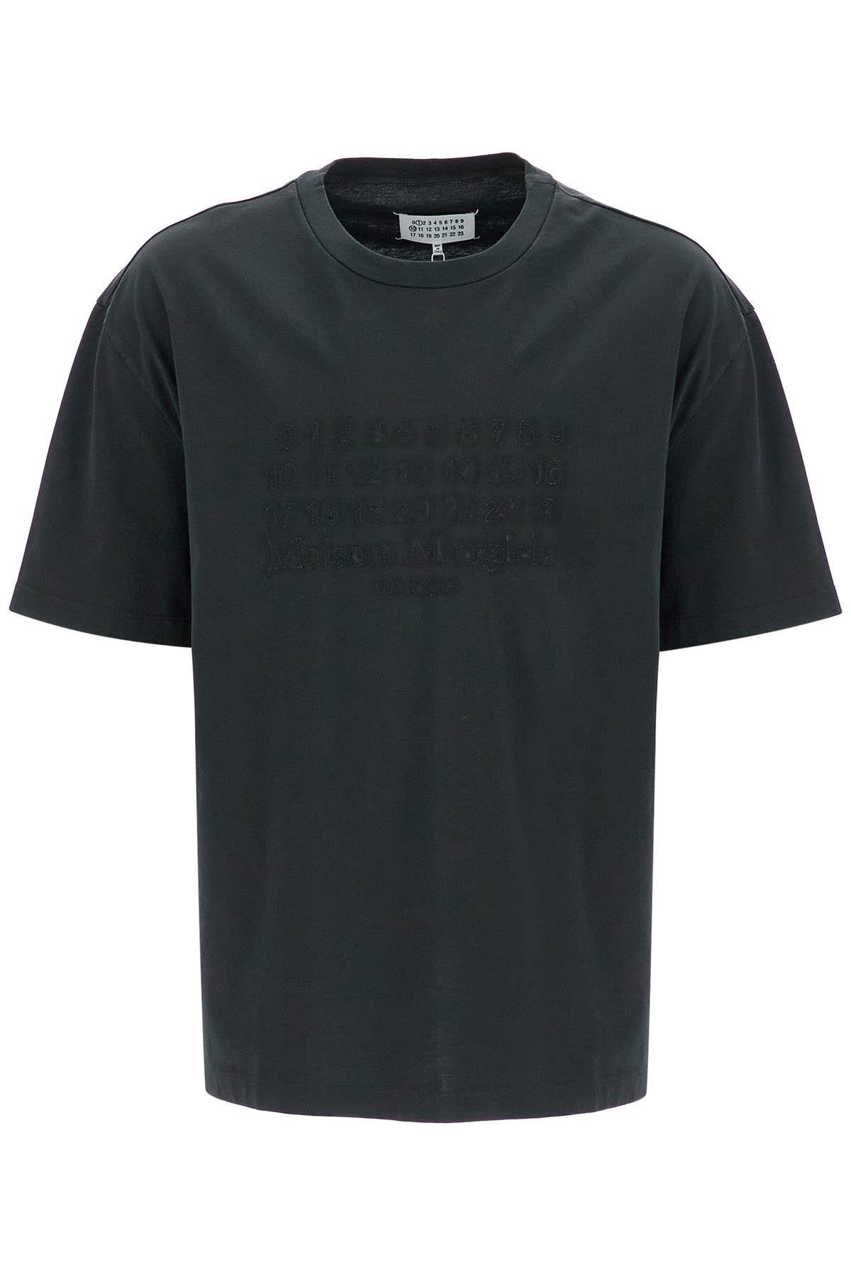 Maison Margiela embroidered numeric logo t-shirt