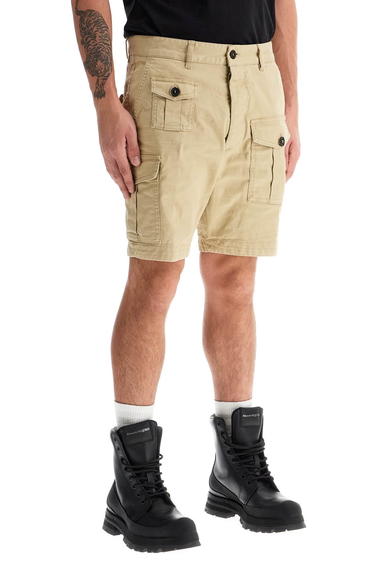 Dsquared2 sexy cargo bermuda shorts for