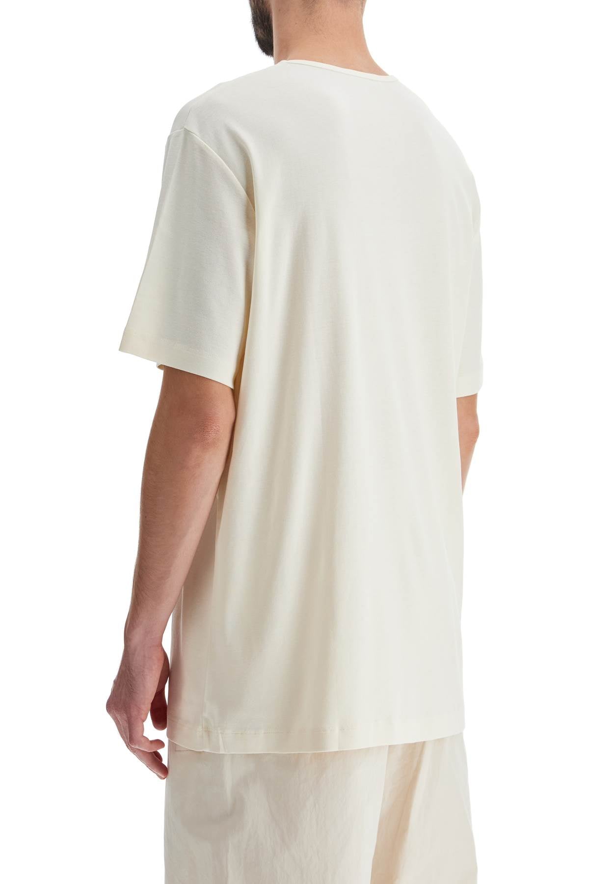 Lemaire t-shirt with wide round neck