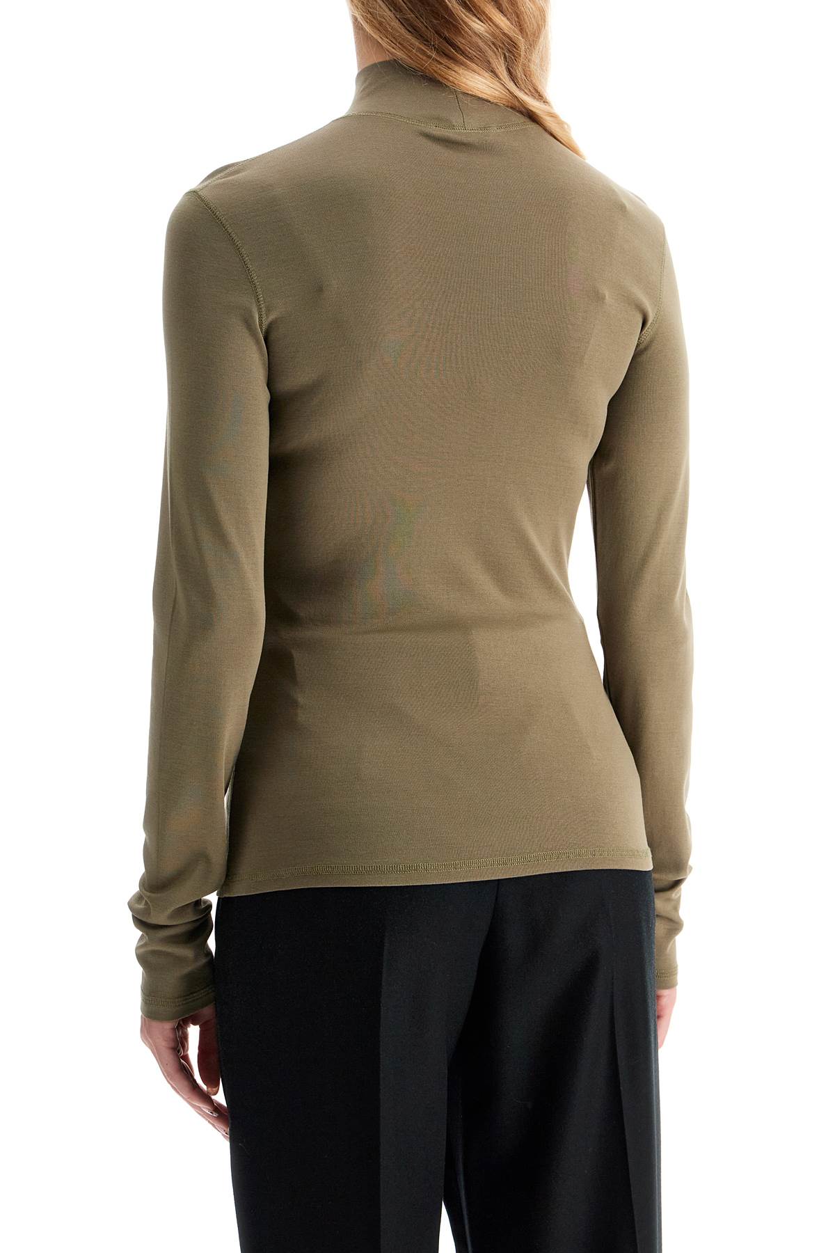 Lemaire lightweight jersey top with turtle neck