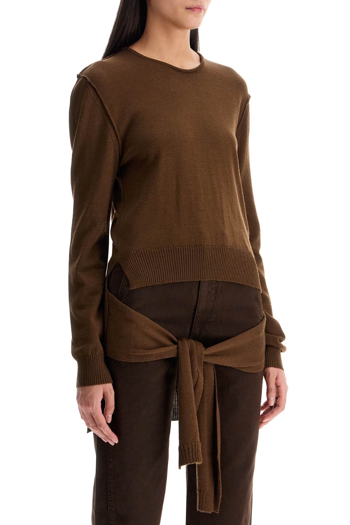 Lemaire knit sweater with tieable