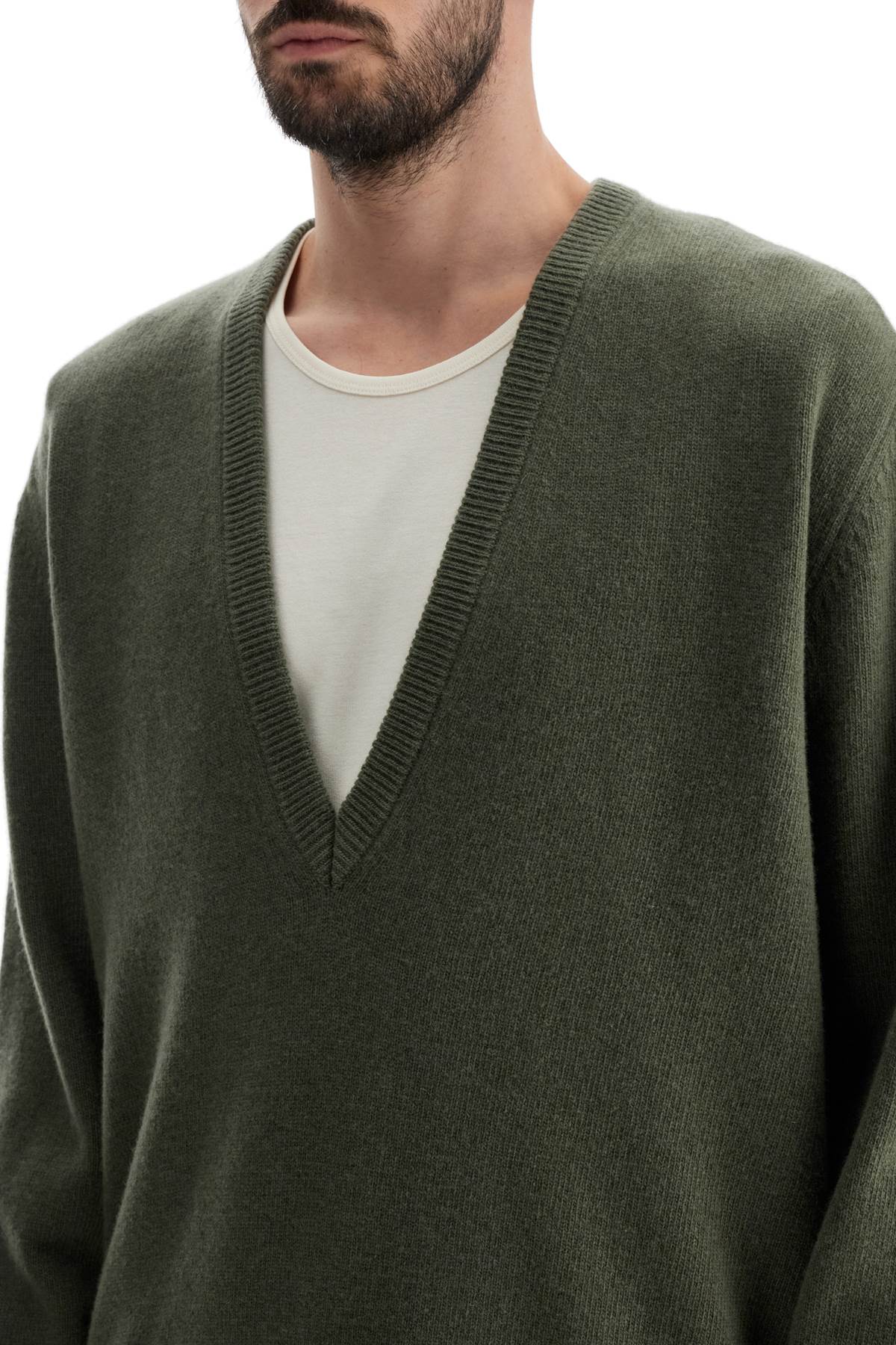 Lemaire deep v-neck pullover sweater