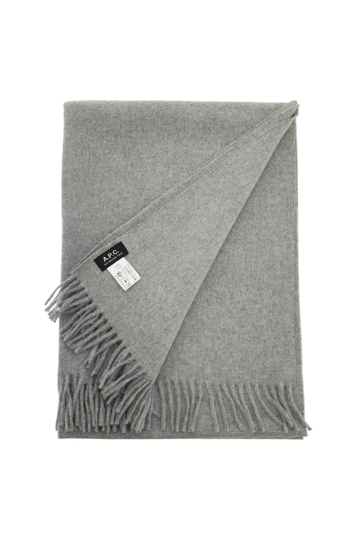 A.P.C. alix brodée wool scarf