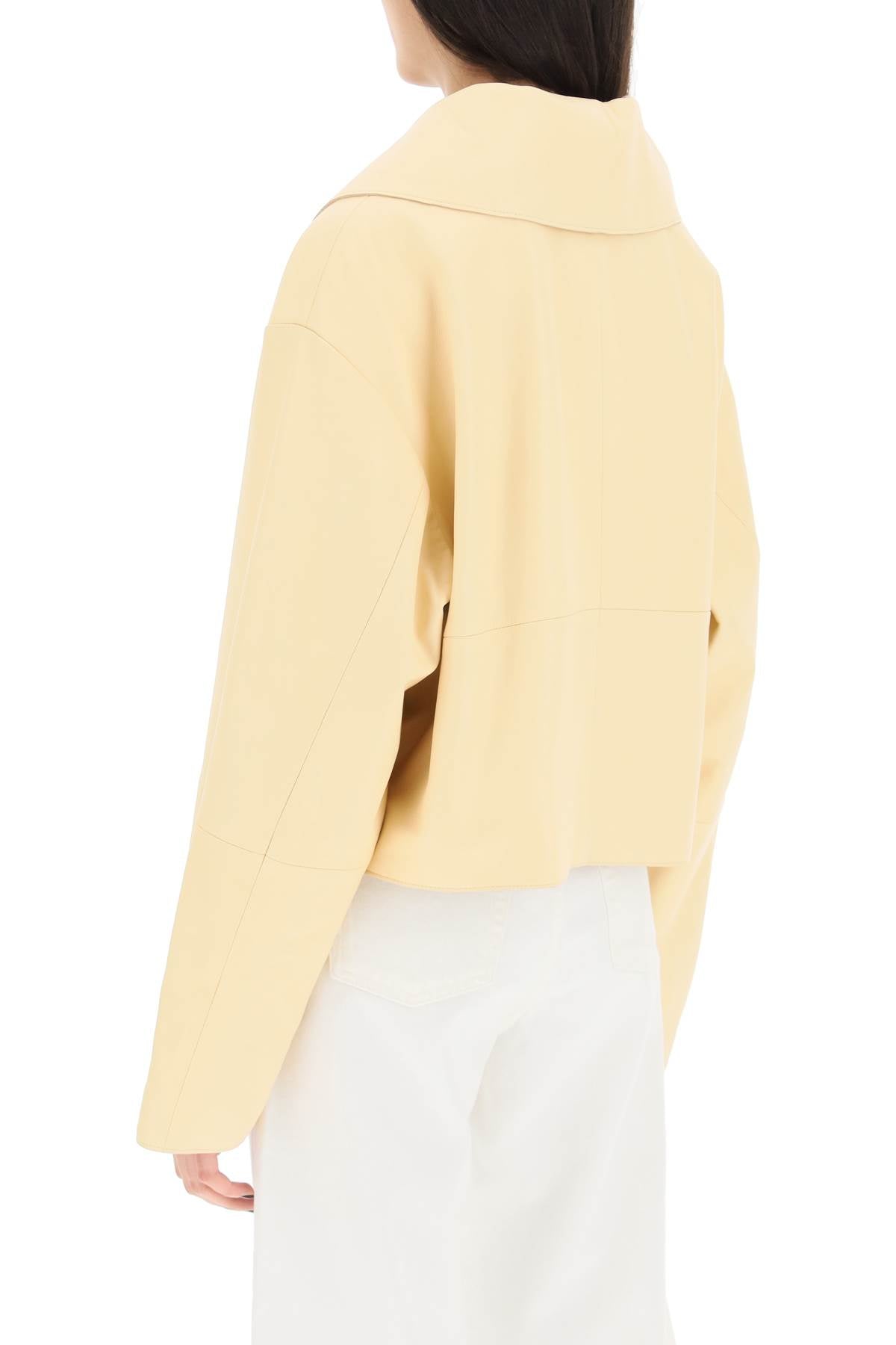 Loulou Studio 'Sulat' Leather Jacket   Yellow