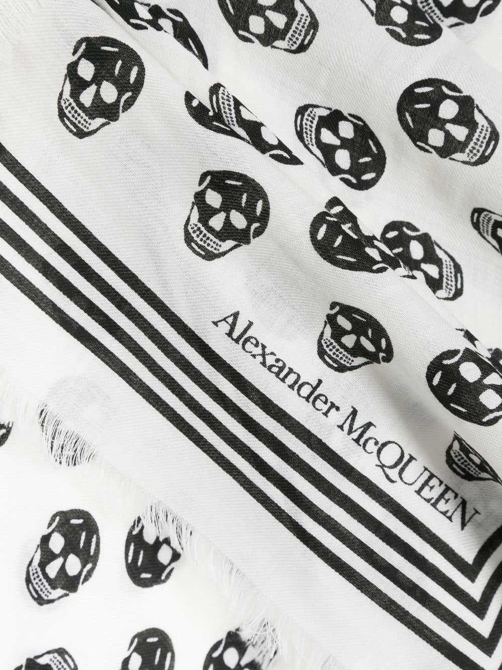 Alexander Mcqueen Scarfs White