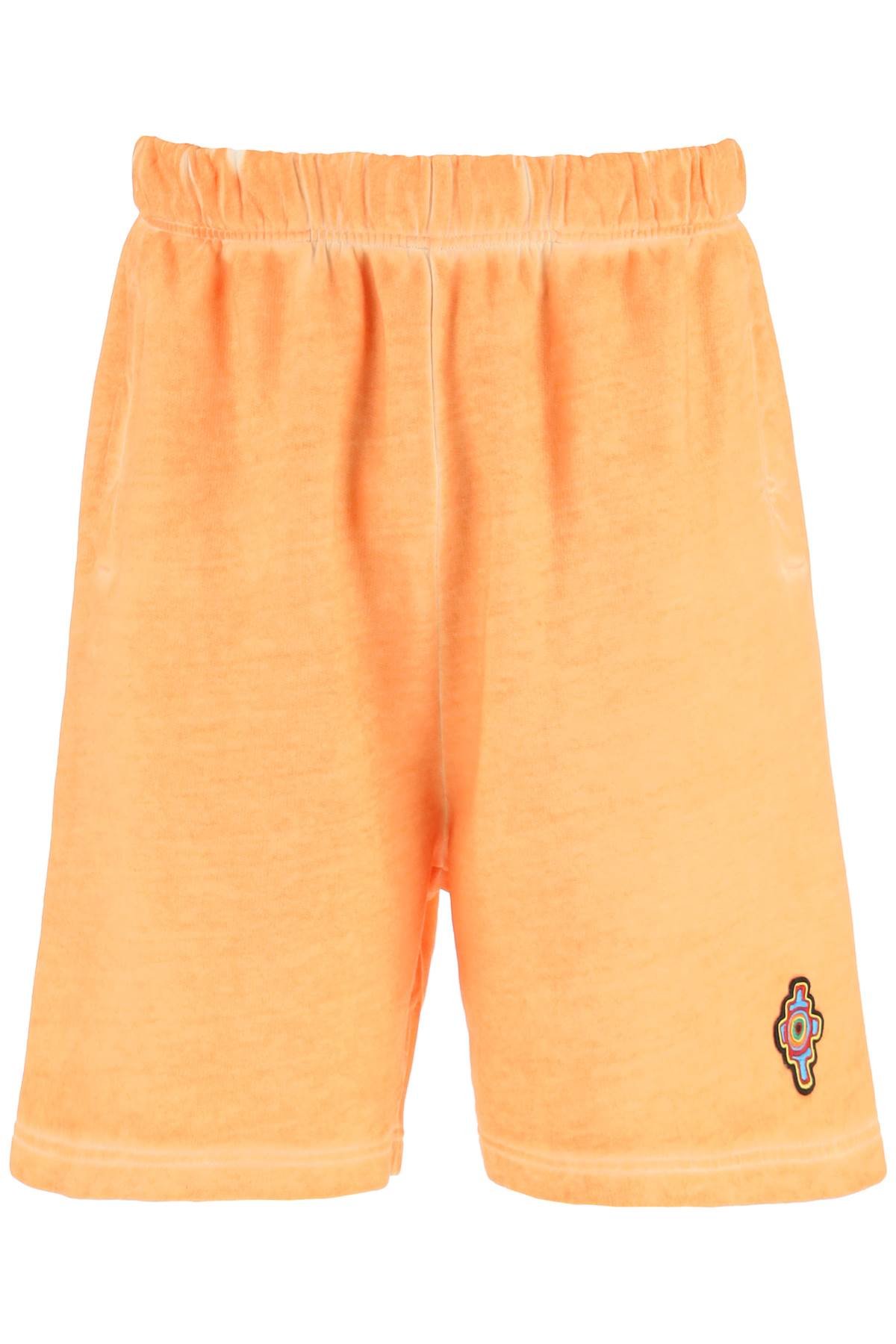 Marcelo Burlon Sunset Cross Shorts   Orange