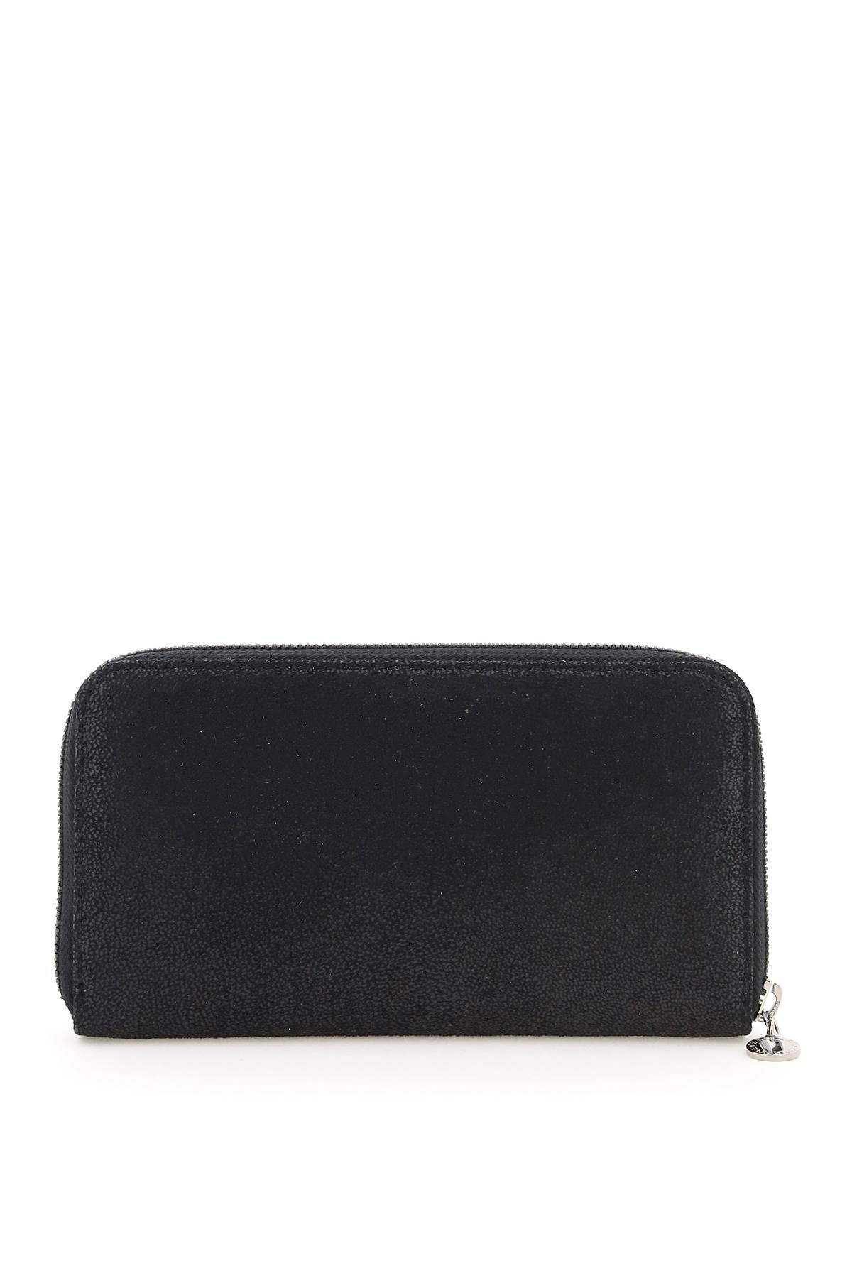 Stella Mc Cartney Falabella Zip Around Wallet   Black