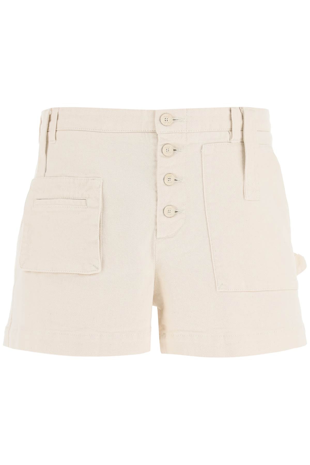 Etro Multi Pocket High Waist Shorts   White