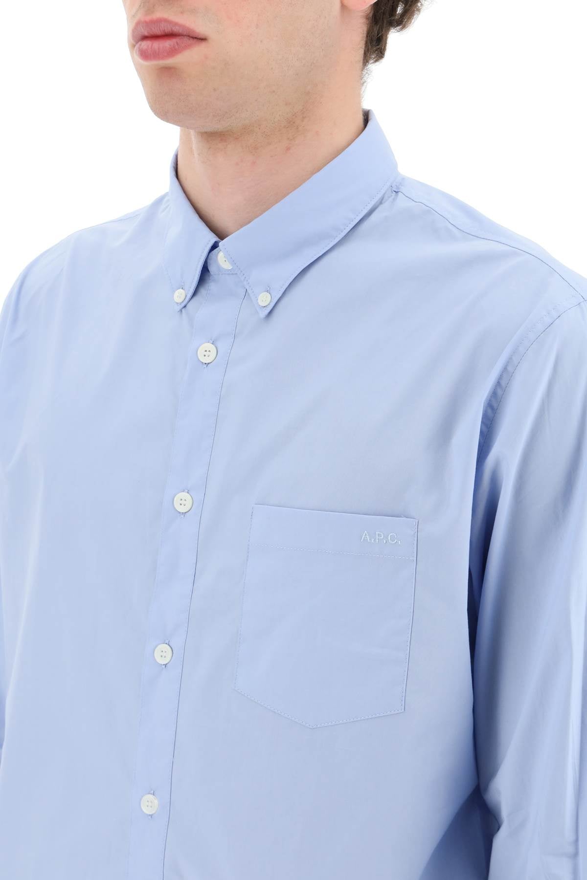 A.P.C. 'Edouard' Shirt   Light Blue