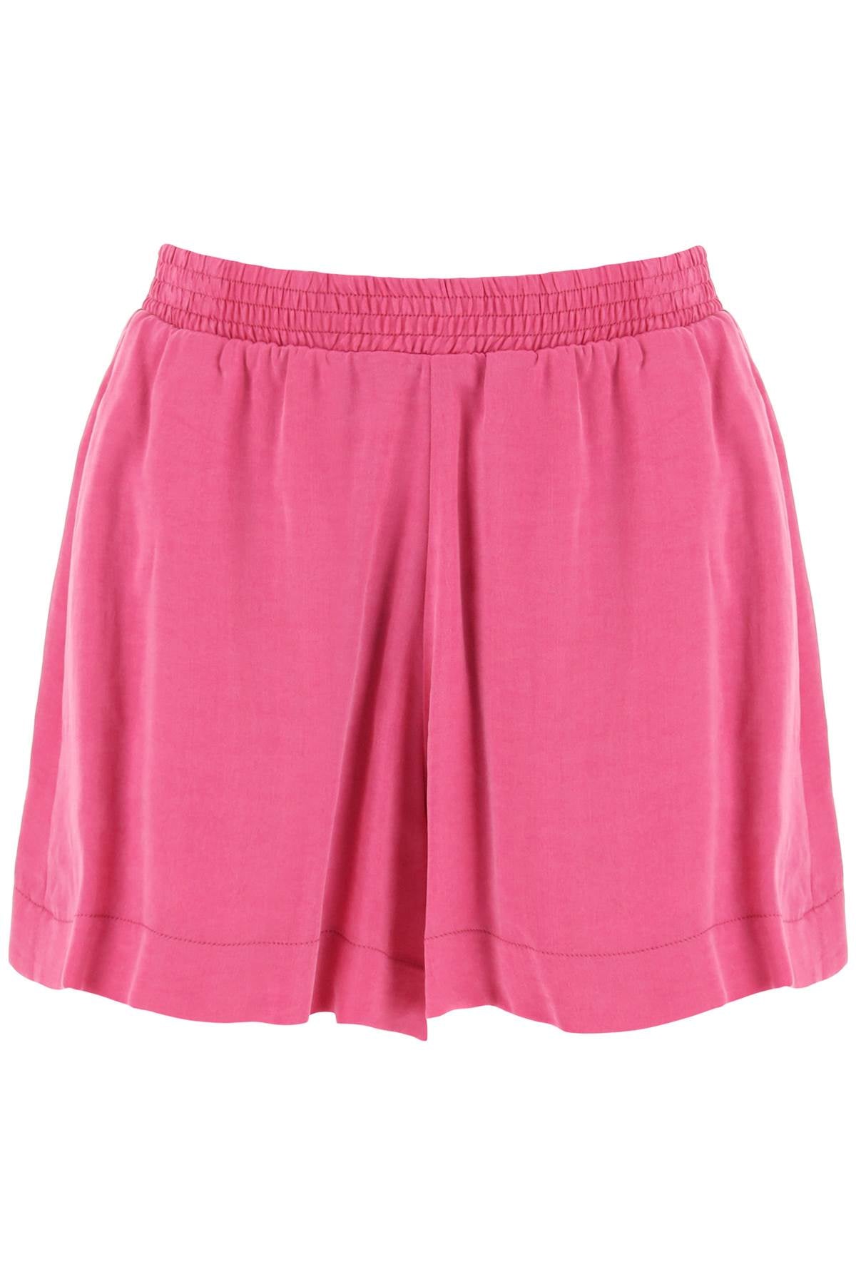 Mvp Wardrobe Shorts With Elasticated Waistband   Fuchsia