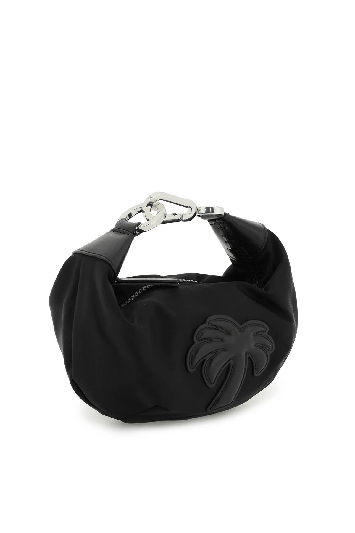 Palm Angels Hobo Palm Mini Handbag   Black