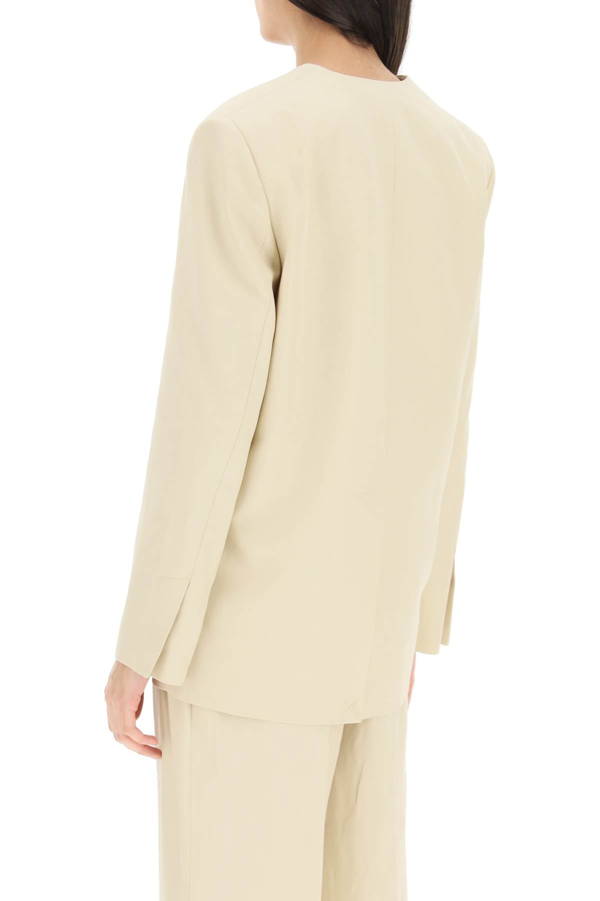 Loulou Studio 'Jalca' Double Breasted Blazer   Beige