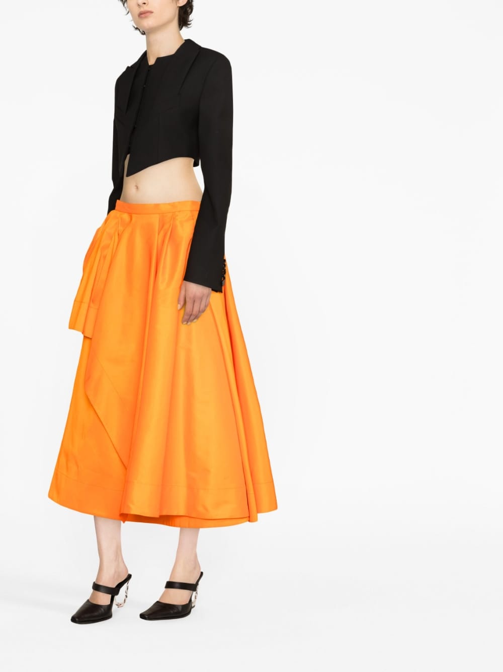 Alexander Mcqueen Skirts Orange