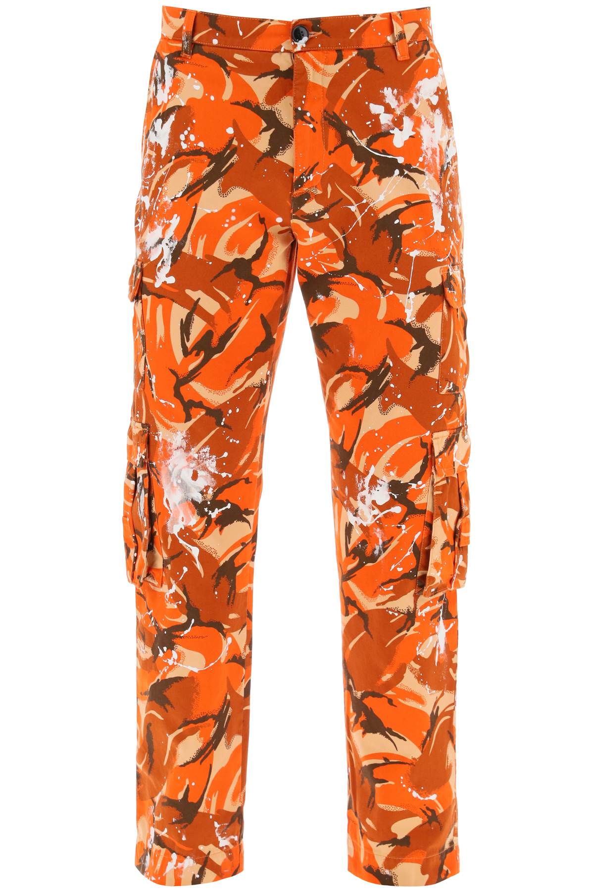 Martine Rose Camouflage Cargo Pants   Orange