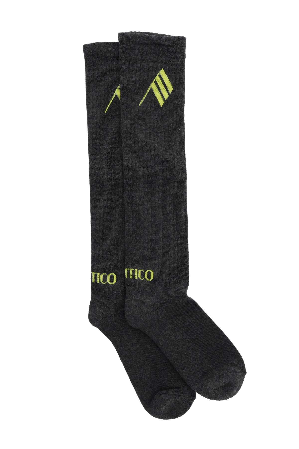 The Attico Logo Short Sports Socks   Grey