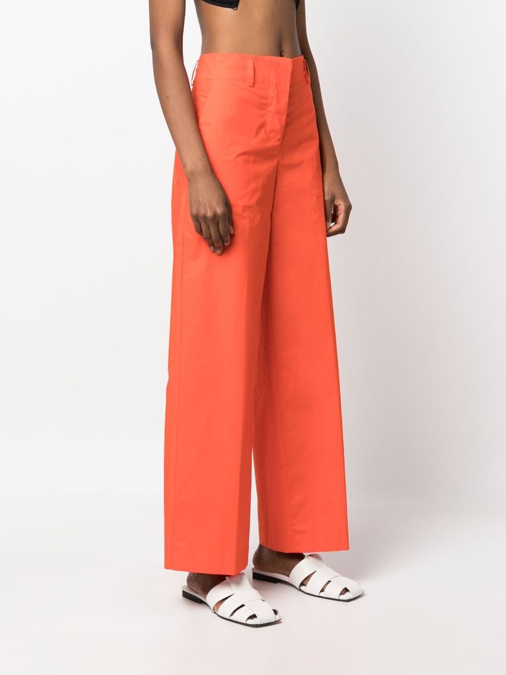 Erika Cavallini Semi Couture Trousers Red