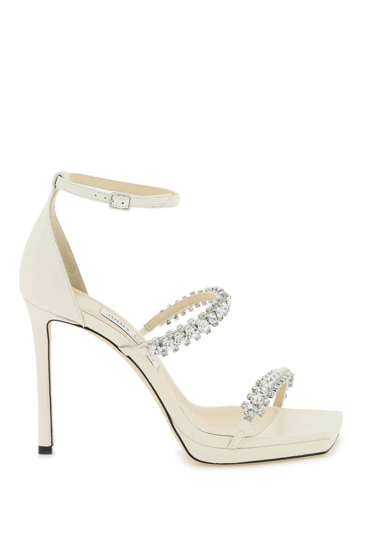 Jimmy Choo 'Bing' Sandals   White