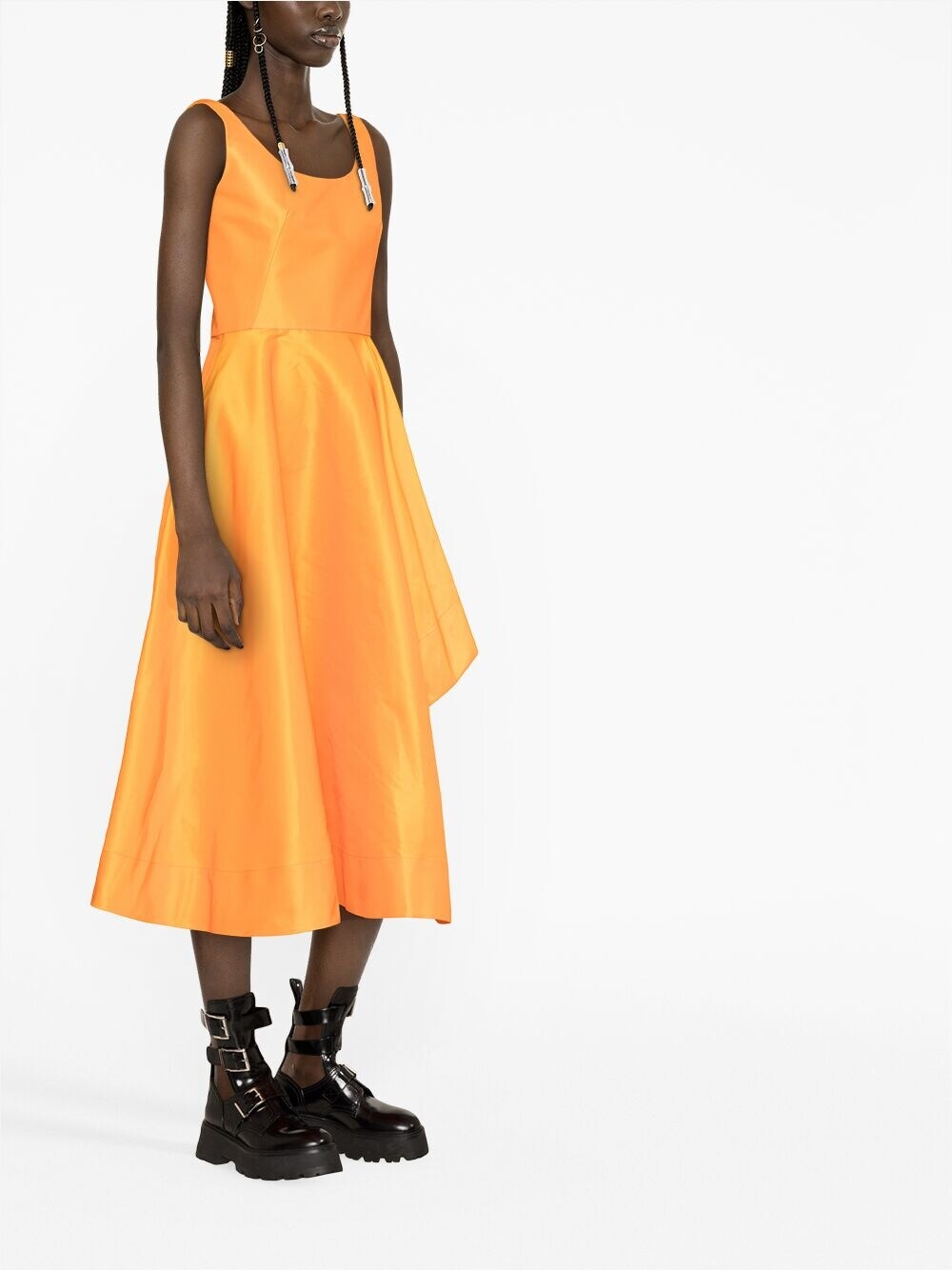 Alexander Mcqueen Dresses Orange