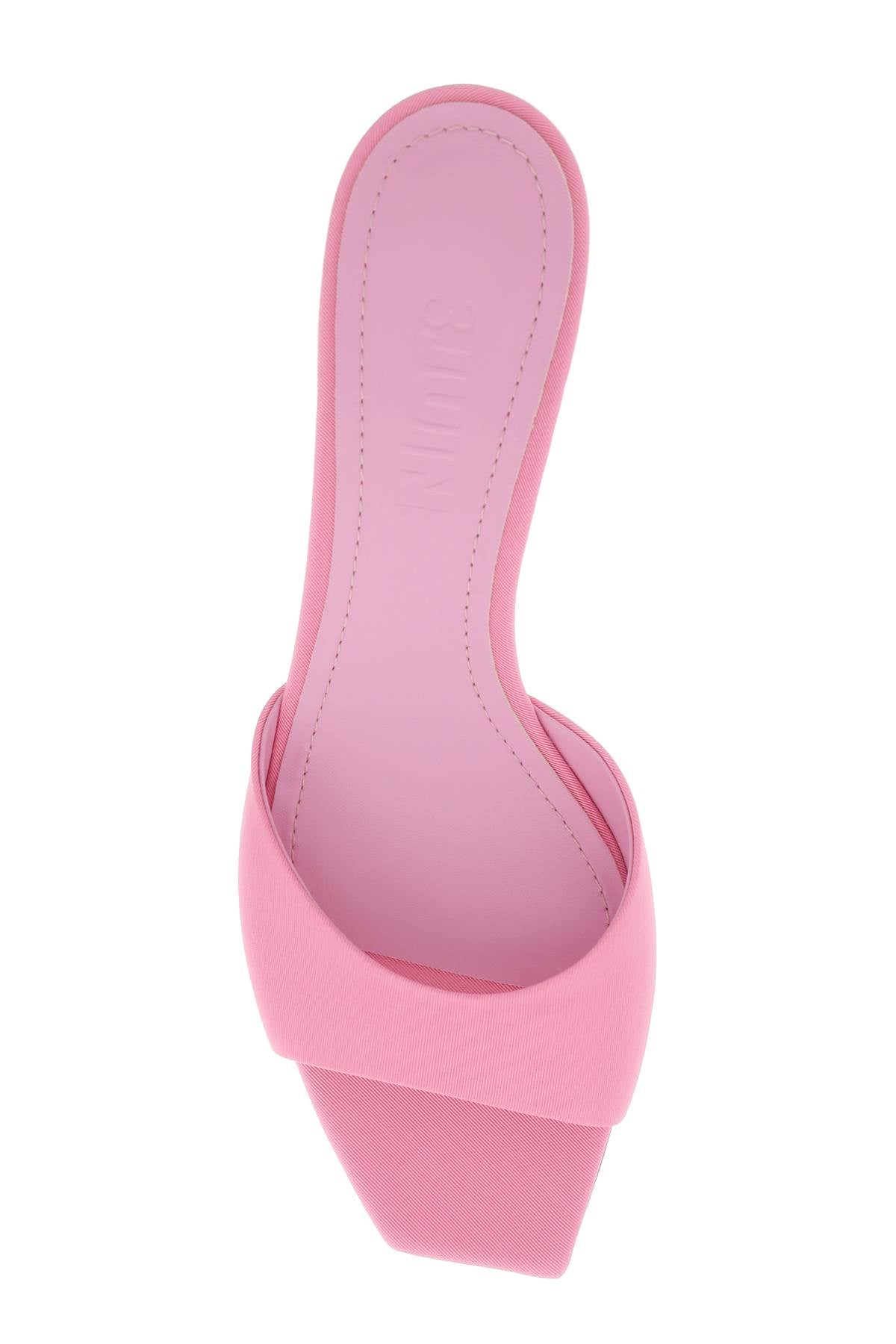 3 Juin 'Kimi' Satin Mules   Pink