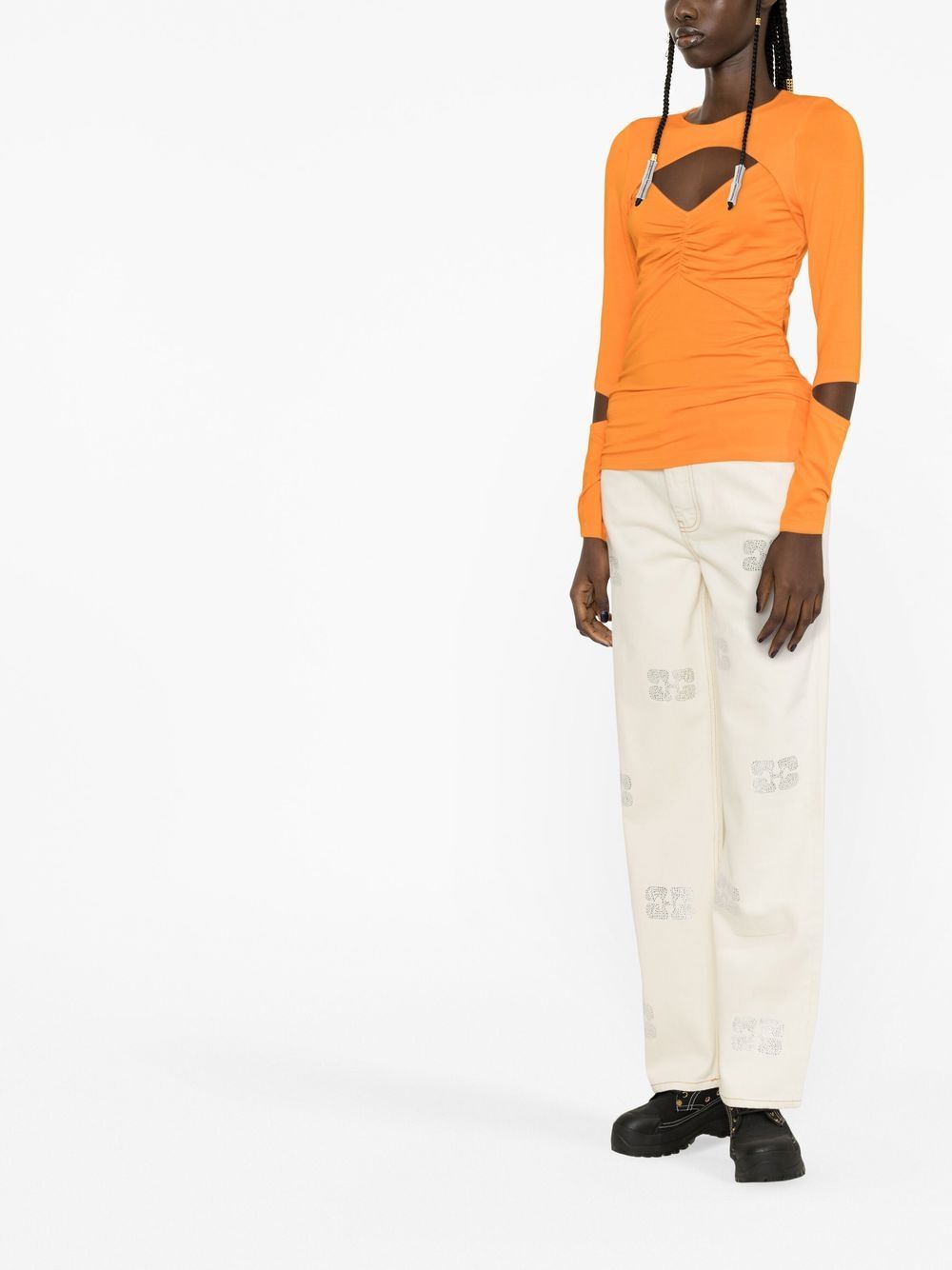 Ganni Sweaters Orange