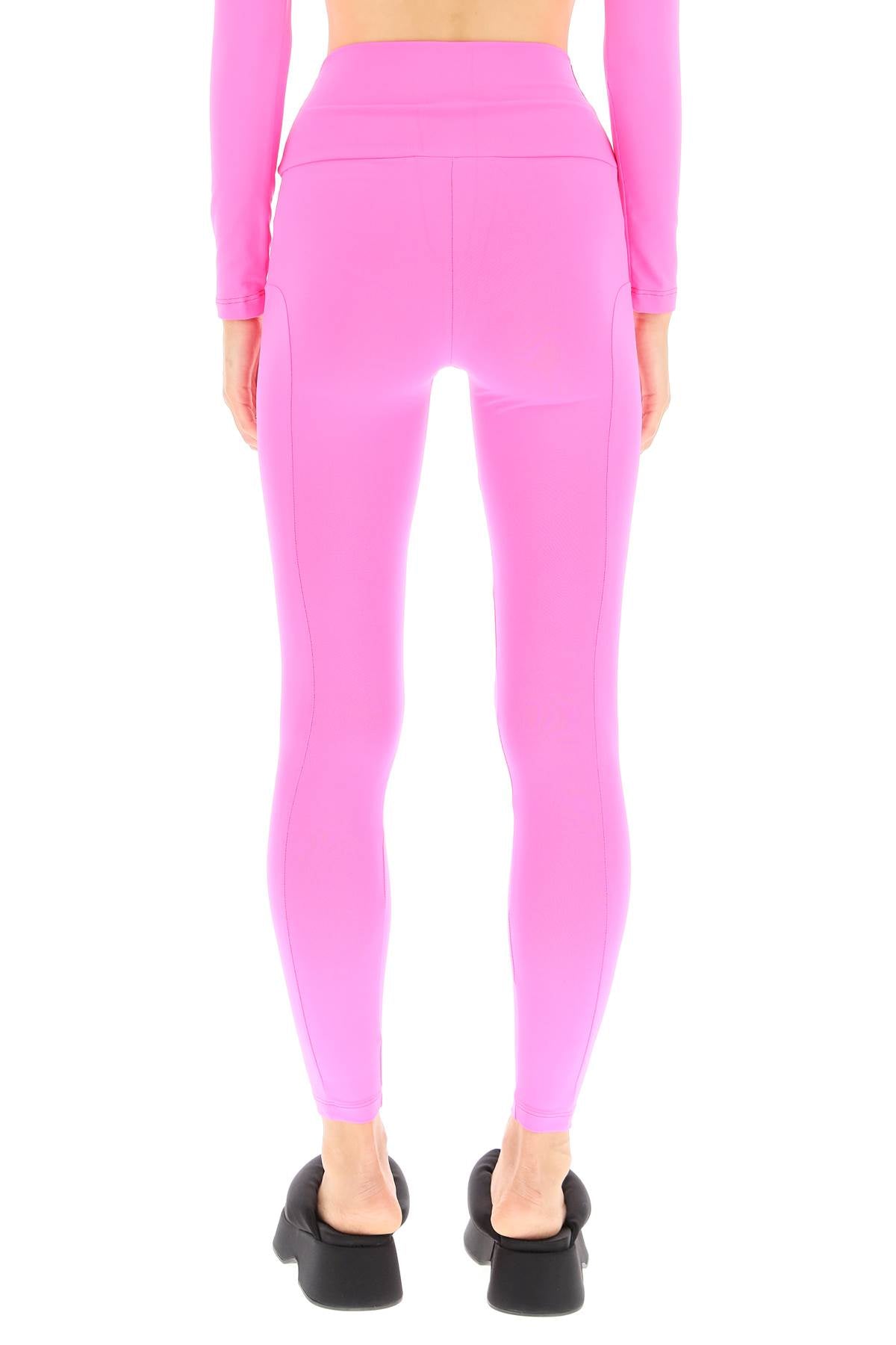 Msgm Athleisure Leggings   Fuchsia