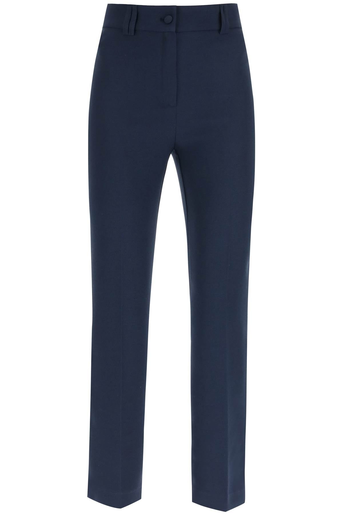 Hebe Studio 'Loulou' Cady Trousers   Blue