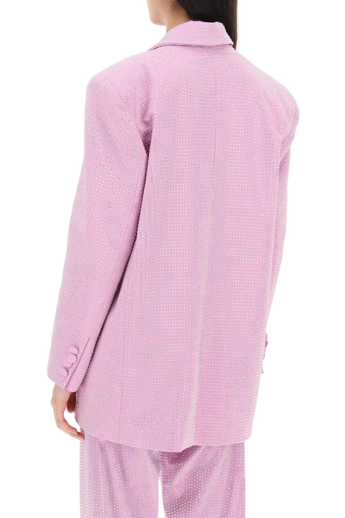 Giuseppe di morabito stretch cotton jacket with crystals