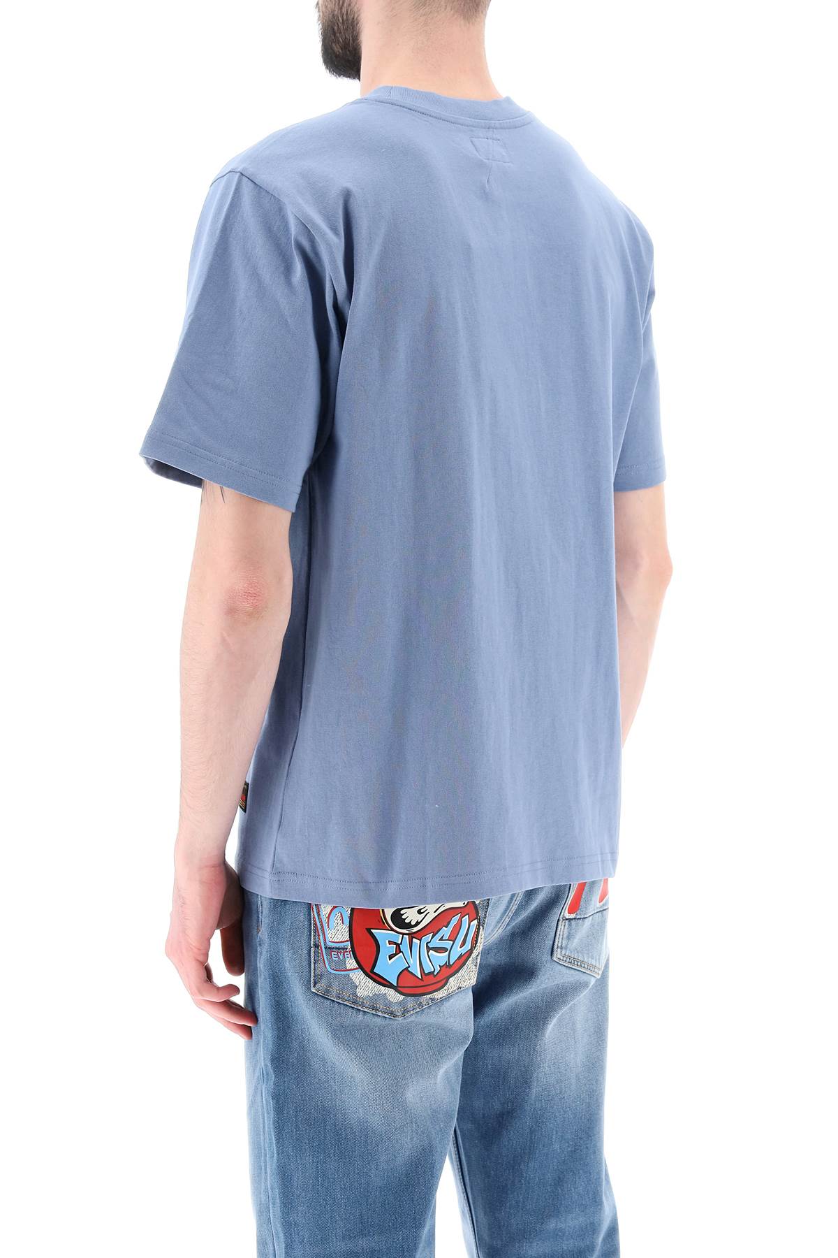 Evisu seagull print t-shirt