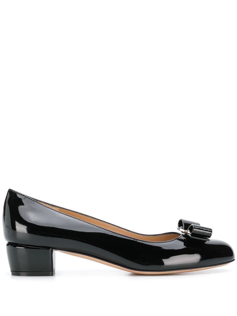 Ferragamo With Heel Black