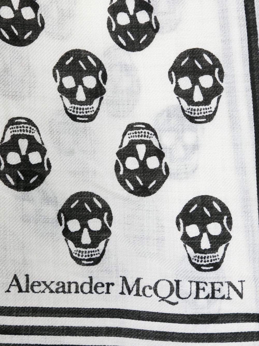 Alexander McQueen Scarfs White