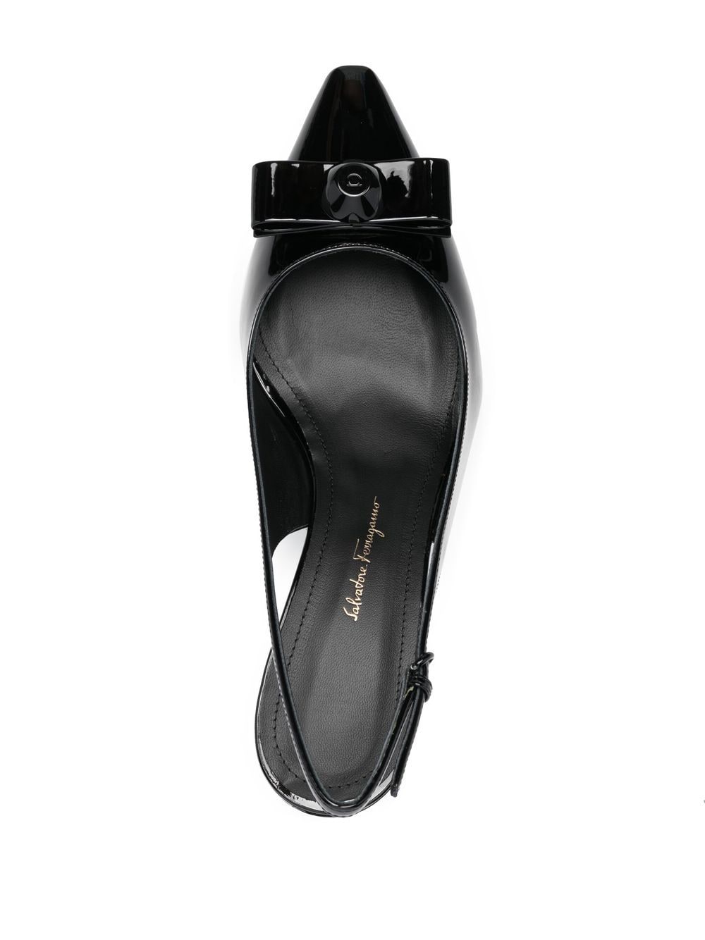 Ferragamo With Heel Black