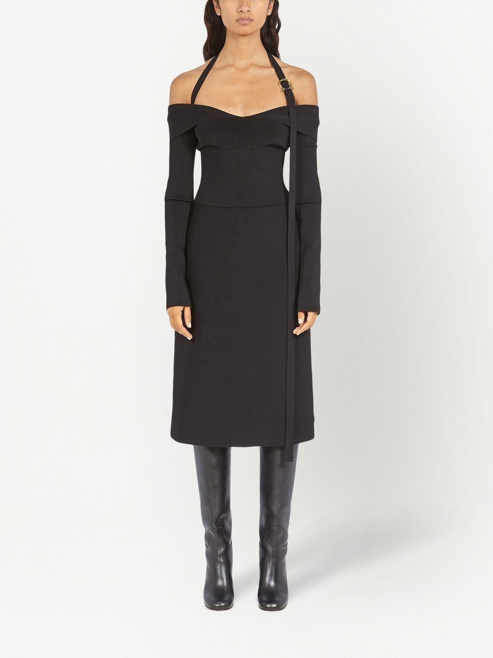 Ferragamo Dresses Black