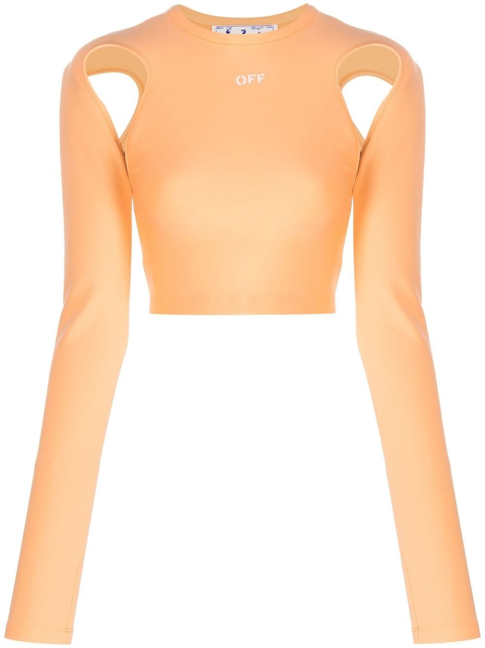 Off White Top Orange