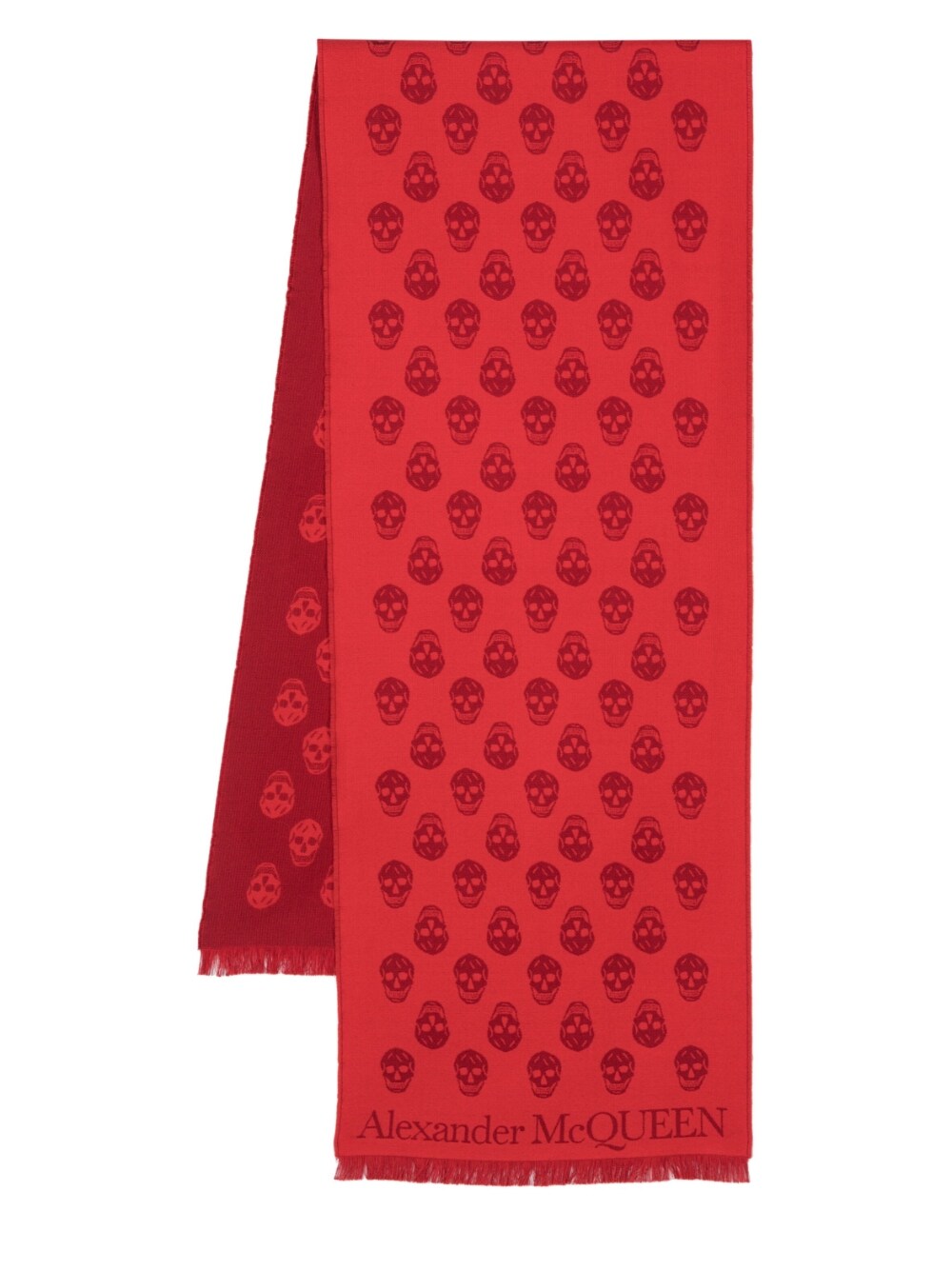 Alexander McQueen Scarfs Red