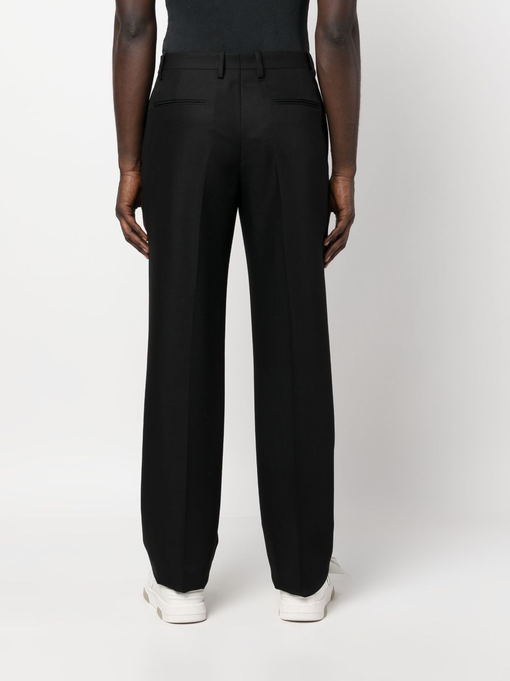 Off White Trousers Black