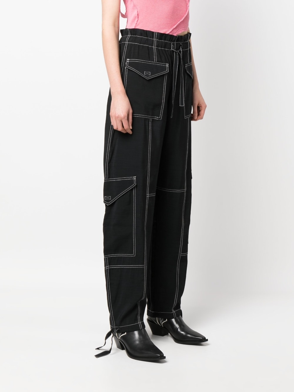 GANNI Trousers Black