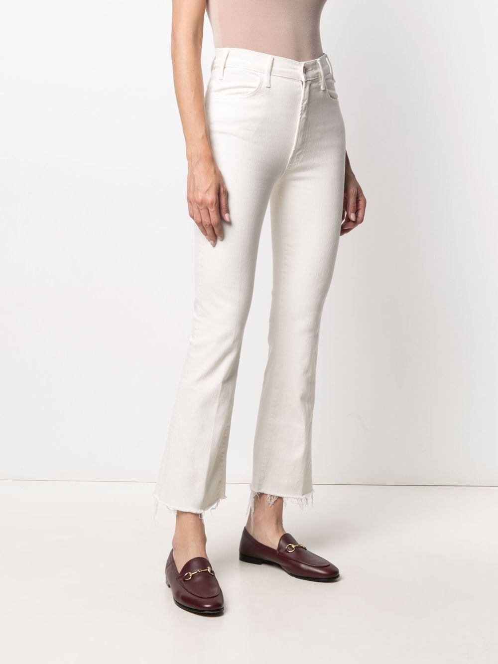 Mother Jeans White