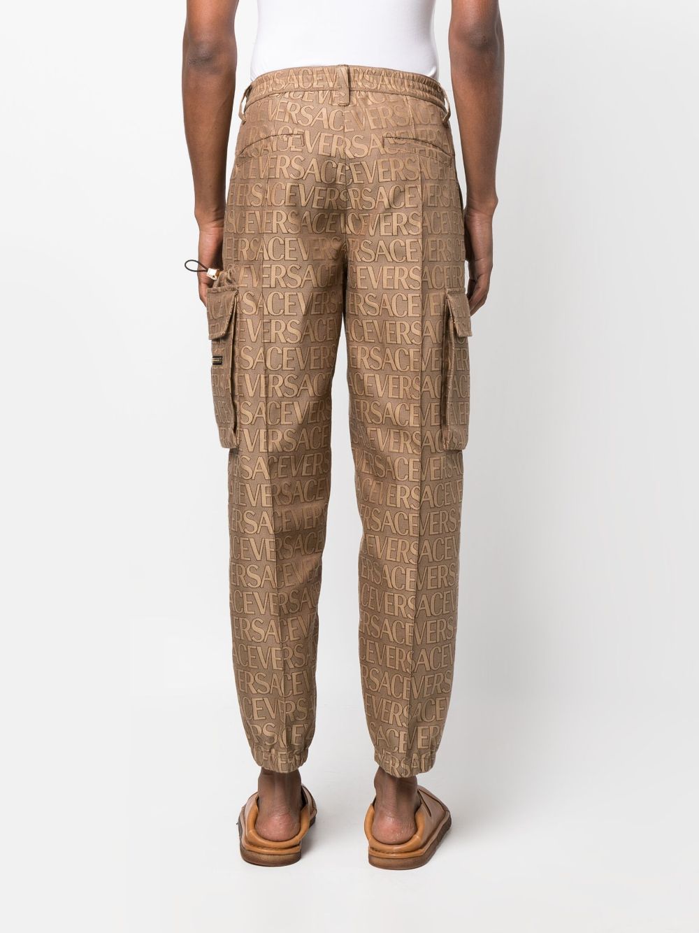 VERSACE LA VACANZA Trousers Brown