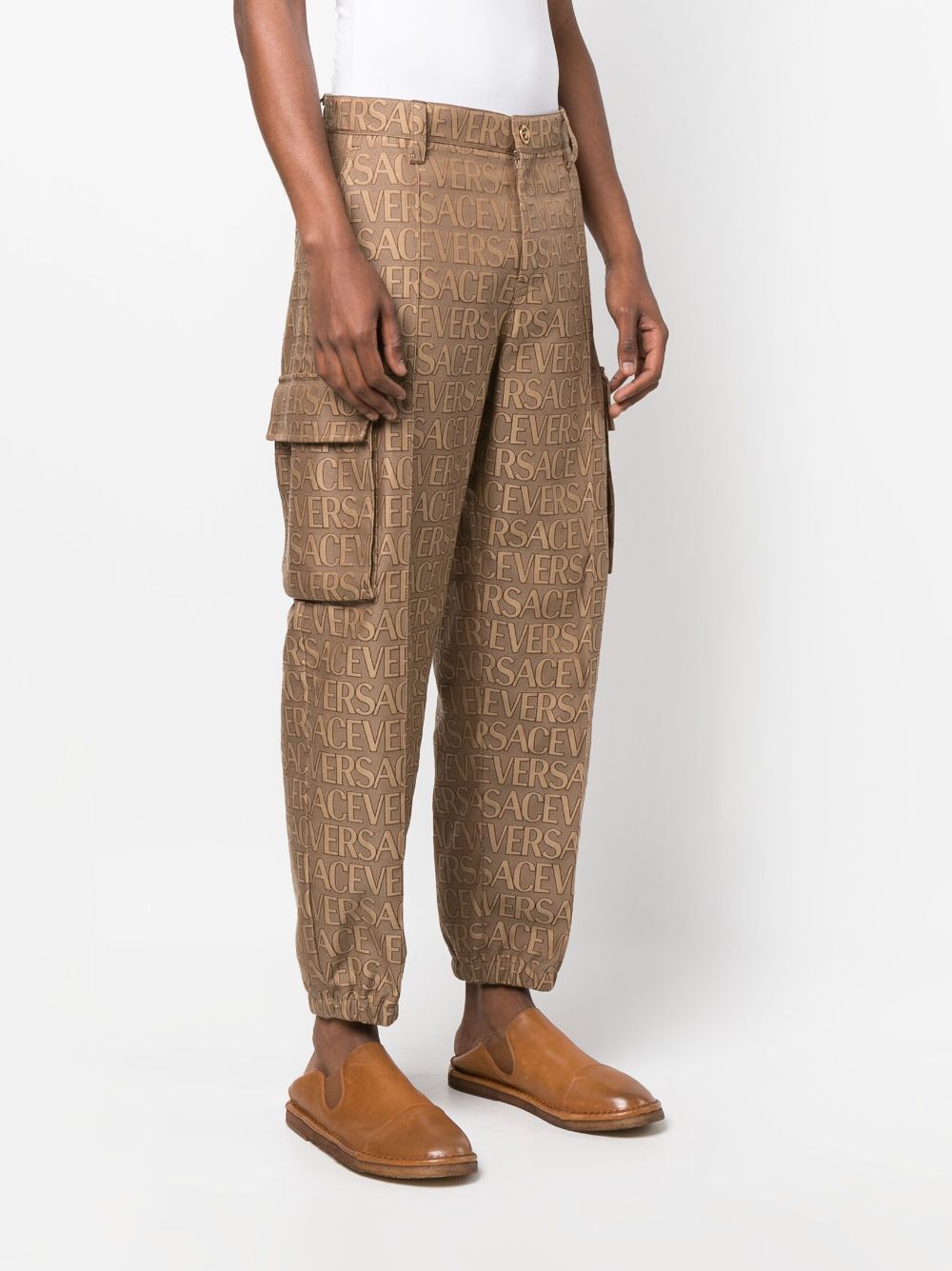 VERSACE LA VACANZA Trousers Brown