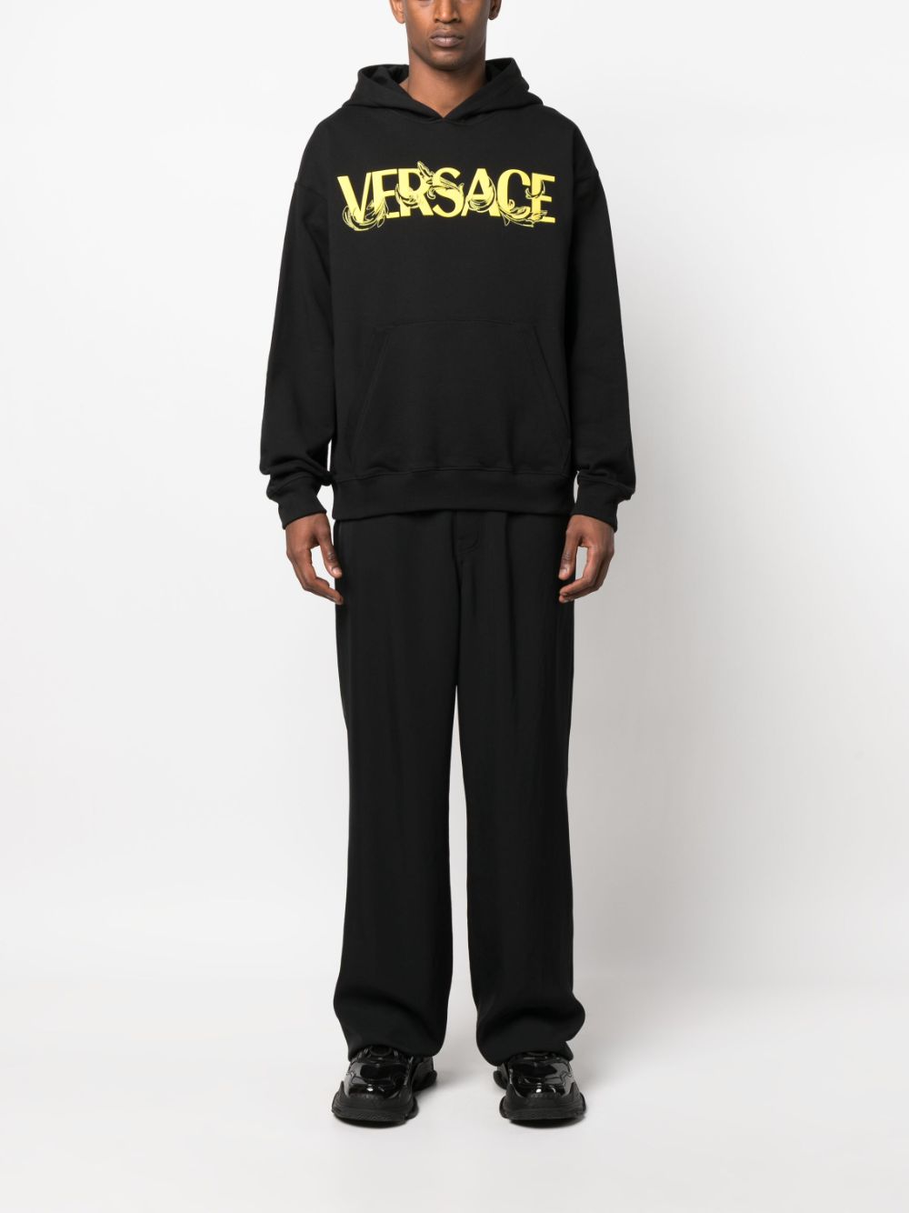 Versace Sweaters Black