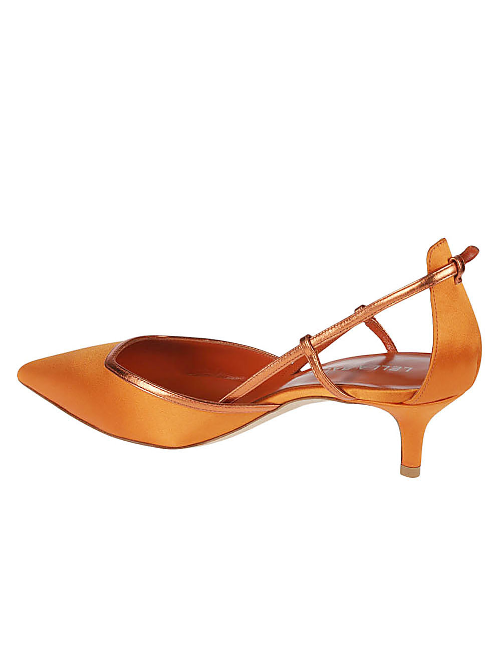 Lella Baldi With Heel Orange