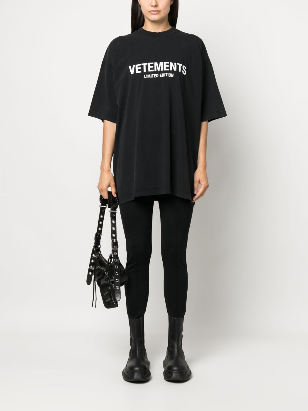 Vetements T-shirts and Polos Black